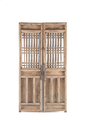 Set van 2 oude Chinese deurpanelen #9