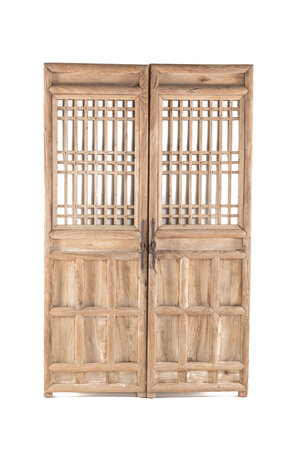Set van 2 oude Chinese deurpanelen #8