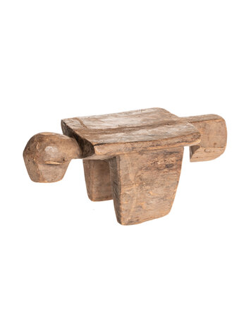 Old stool Lobi 2 heads #7