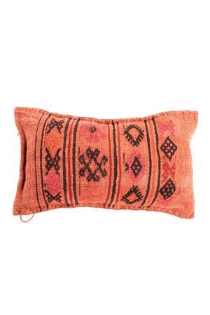 Vintage kilim grain sack cushion #25