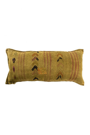 Vintage kilim grain sack cushion #28