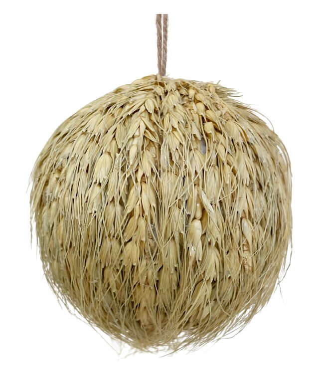 Xmas ball of wheat  - natural