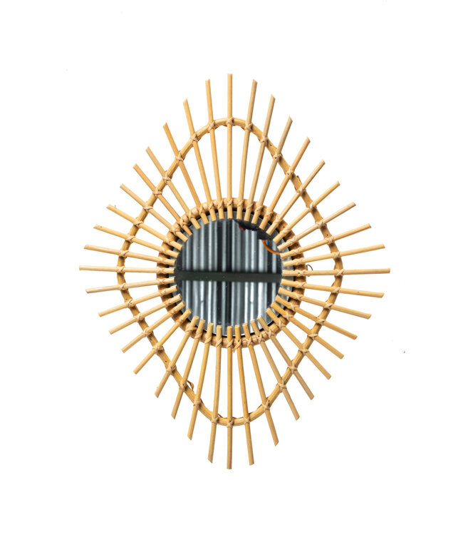 Rattan mirror - mataï