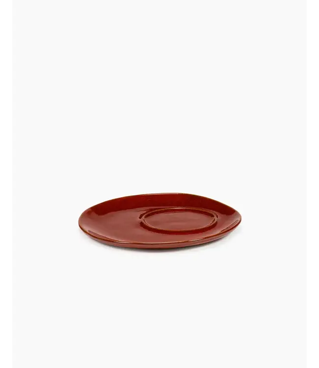 Saucer coffee cup La Mère - red