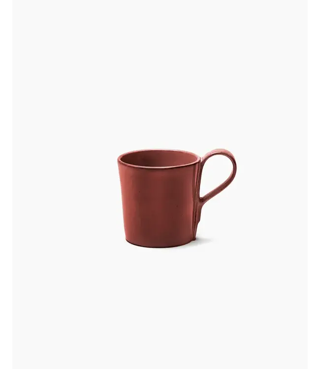 Coffee cup with handle La Mère - red