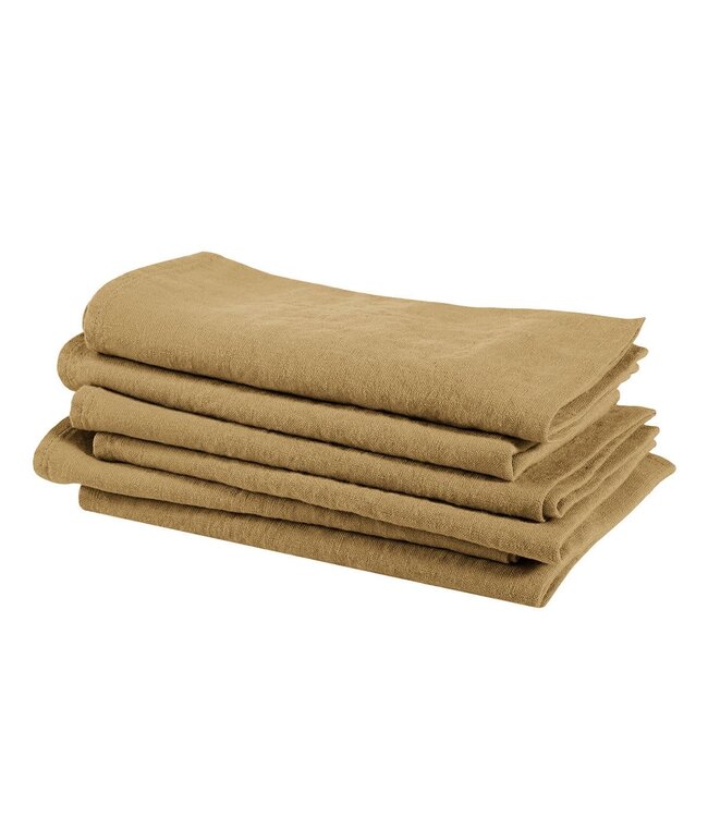 Linge Particulier Napkin linen - light curry