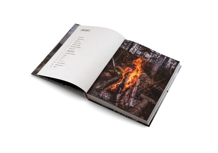 Gestalten Cooking on fire