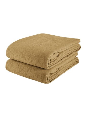 Linge Particulier Tafelkleed linnen -  light curry