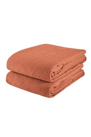 Linge Particulier Tablecloth linen - light sienna