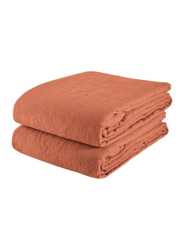 Linge Particulier Tablecloth linen - light sienna