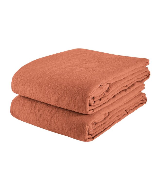 Linge Particulier Tablecloth linen - light sienna