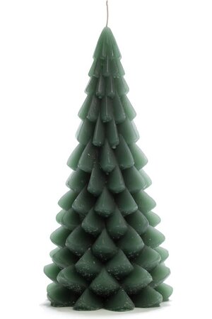 Candle christmas tree - L - forest green