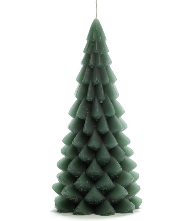 Candle christmas tree - L - forest green