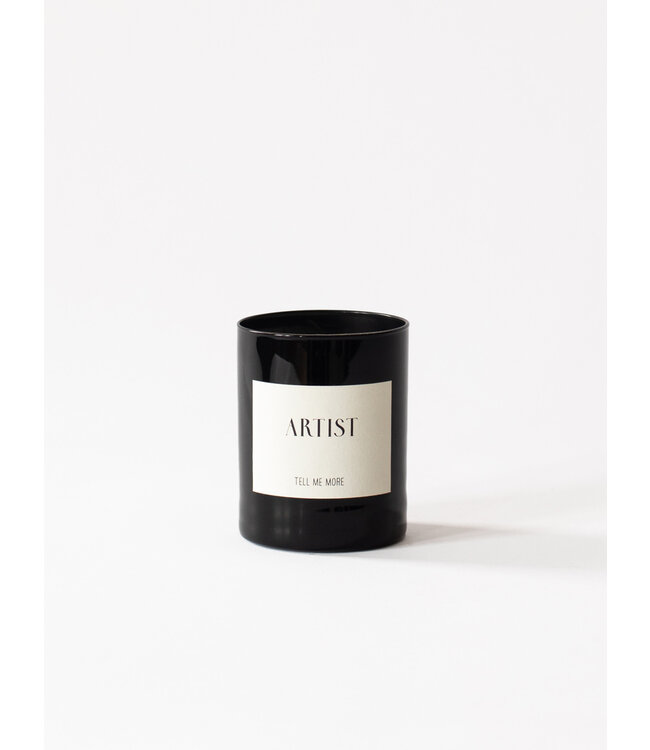 Scented candle - artist