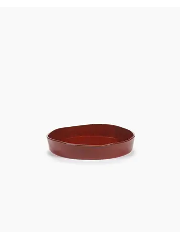 Serax Deep plate La Mère - small - red