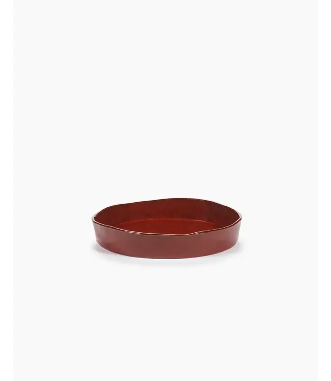 Serax Deep plate La Mère - small - red