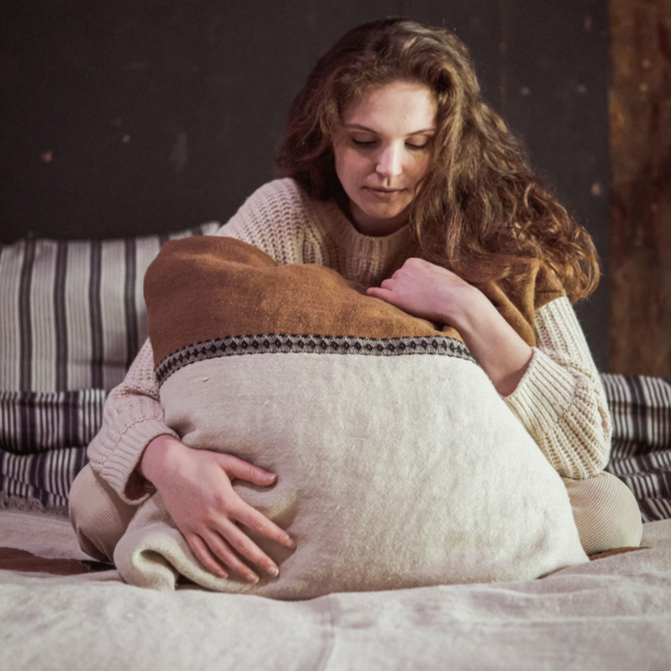 Libeco Etienne coverlet - stripe