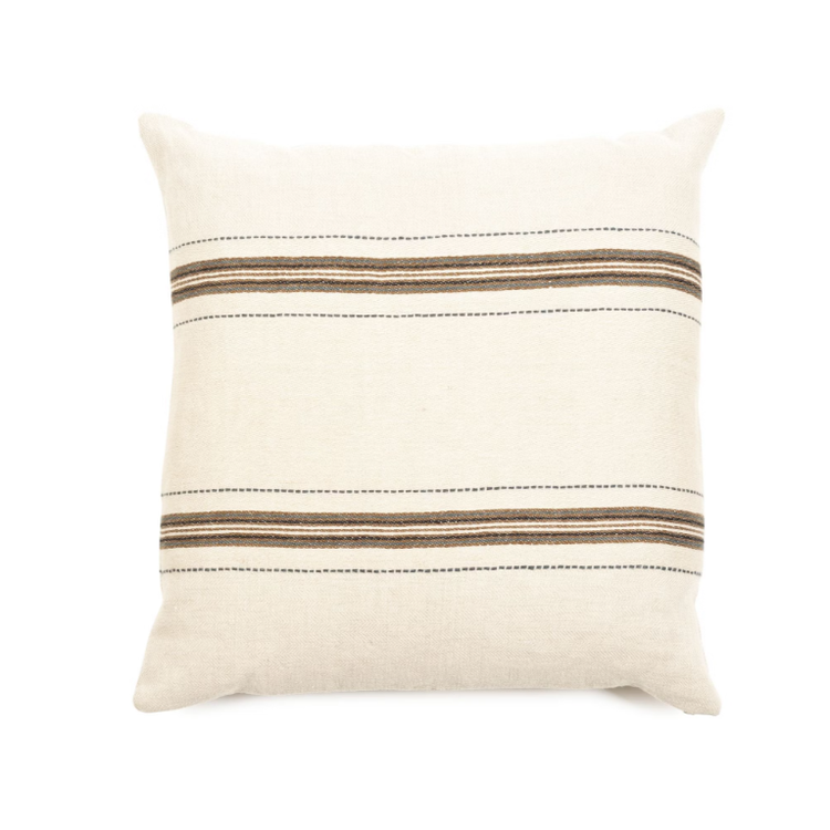 Libeco Vourkari deco cushion - stripe