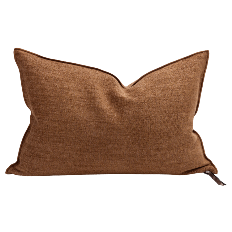 Maison de Vacances Cushion vice versa, vintage chenille - havane