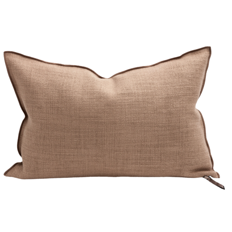 Maison de Vacances Kussen vice versa, toile de lin vintage - blush