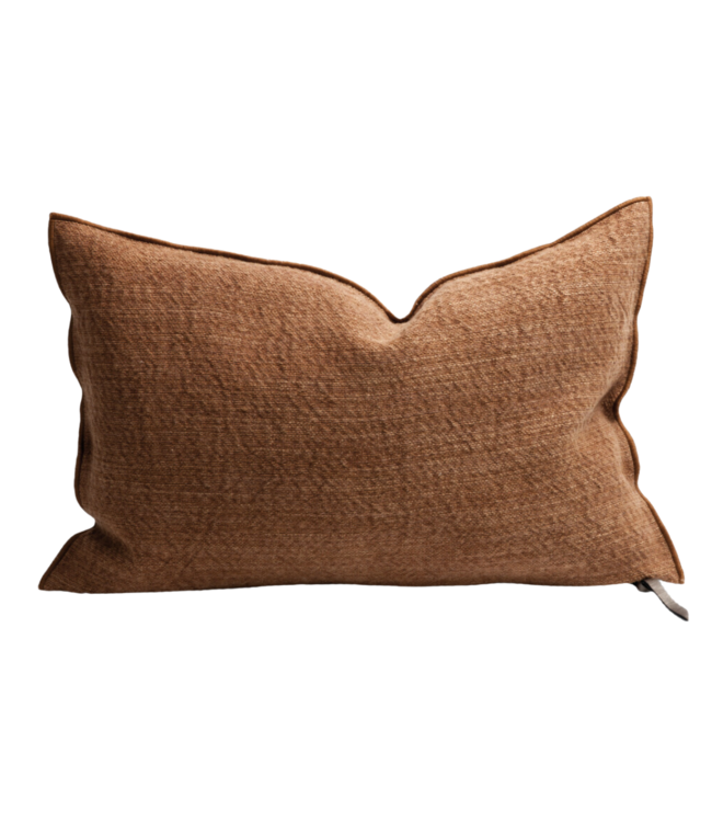 Cushion vice versa, canvas nomade - terracotta