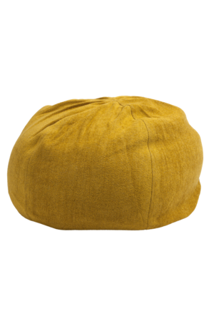 Maison de Vacances Pouf bulle, chenille vintage - curry