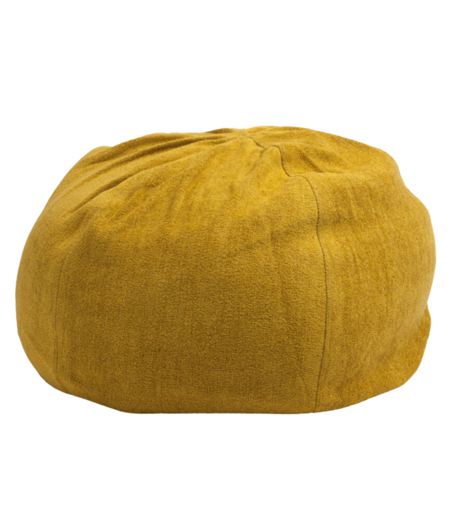 Maison de Vacances Pouf bulle, vintage chenille - curry