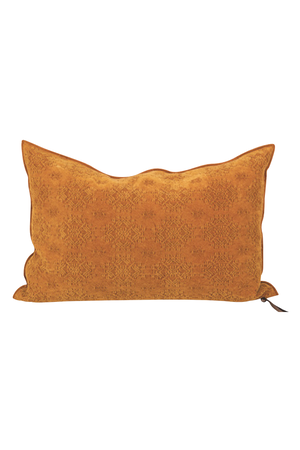 Maison de Vacances Cushion vice versa, stone washed jacquard kilim - ambre