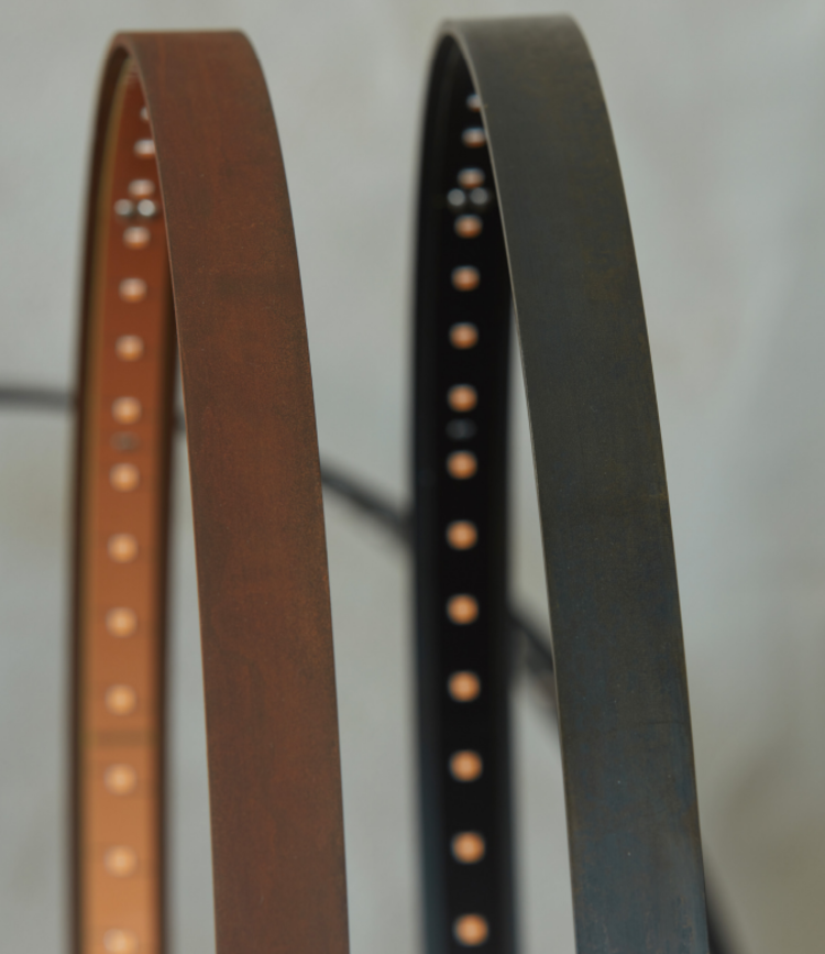 Maison de Vacances Lamp Circle - Oxidized steel wabi sabi & led - Rusty