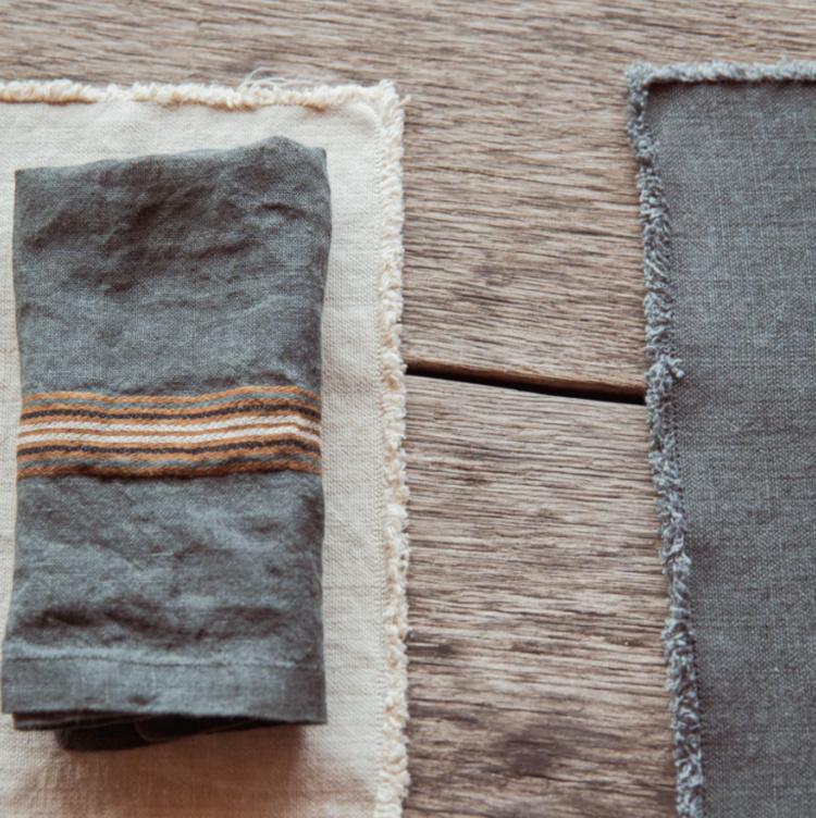 Libeco Kea napkin - stripe