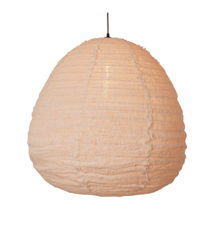 Pendant bizz kapok tree - pear - white