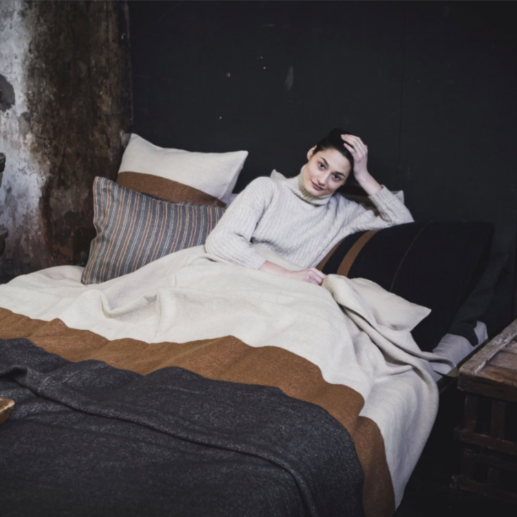 Libeco Nash coverlet - stripe