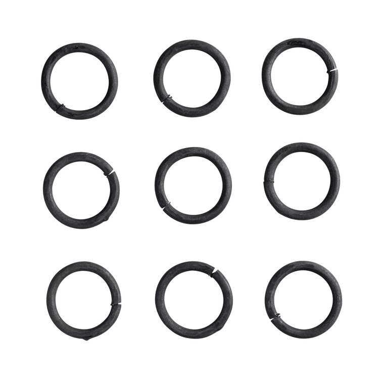 Tine K Home Gordijnroede in zwart metaal, verschillende maten