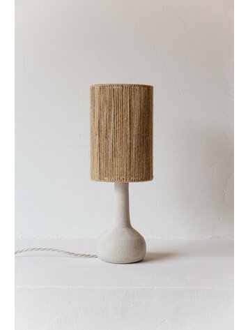 Grès Editions Tafellamp Lune - blanc - fijne jute