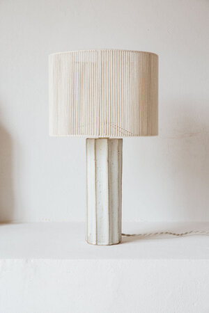 Halo table lamp - cotton