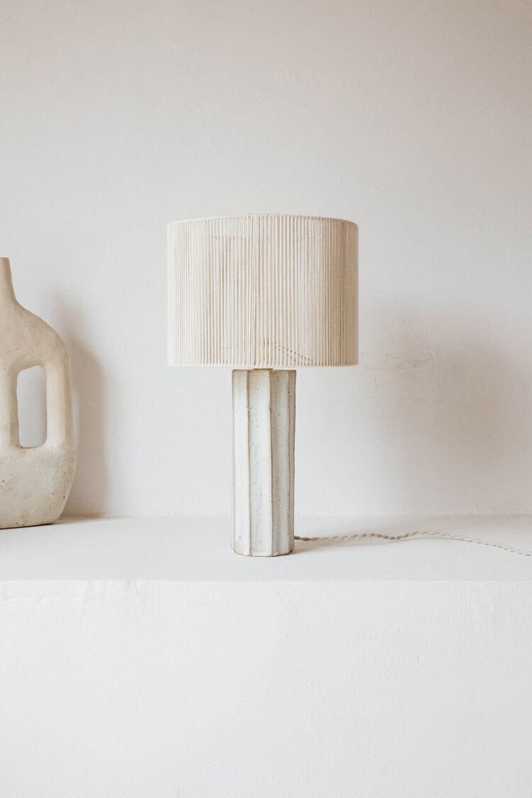 Grès Editions Halo table lamp - cotton