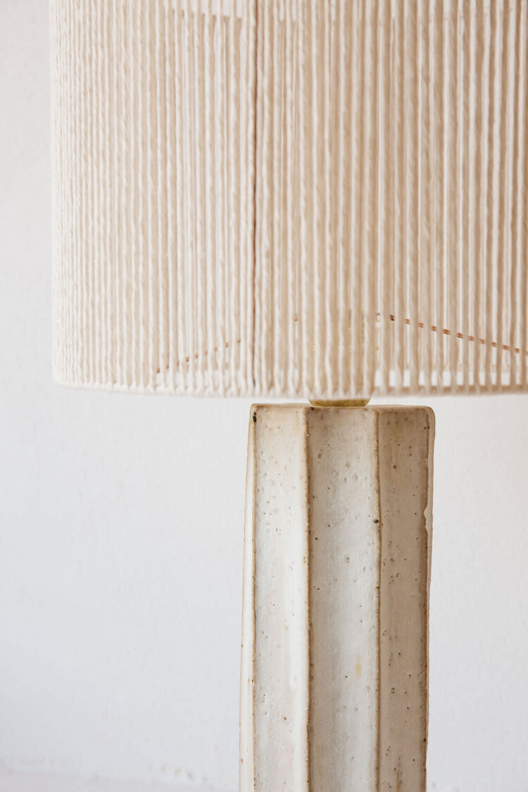 Grès Editions Halo table lamp - cotton