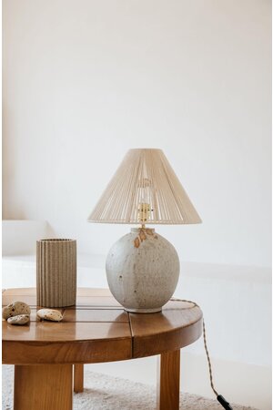 Michelle table lamp - cotton