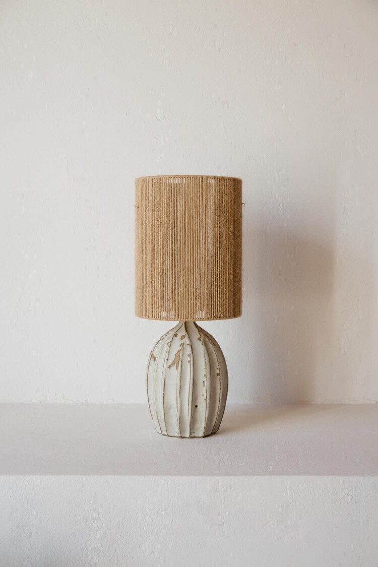 Grès Editions Tafellamp Orbe - fijne jute