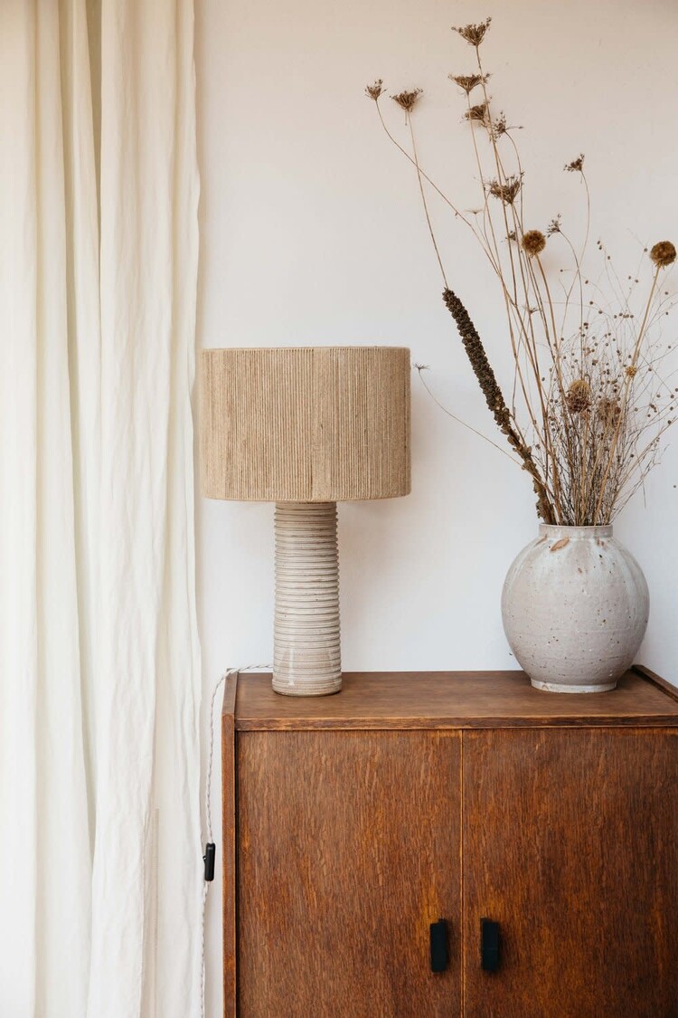 Grès Editions Patagonia table lamp - thick jute