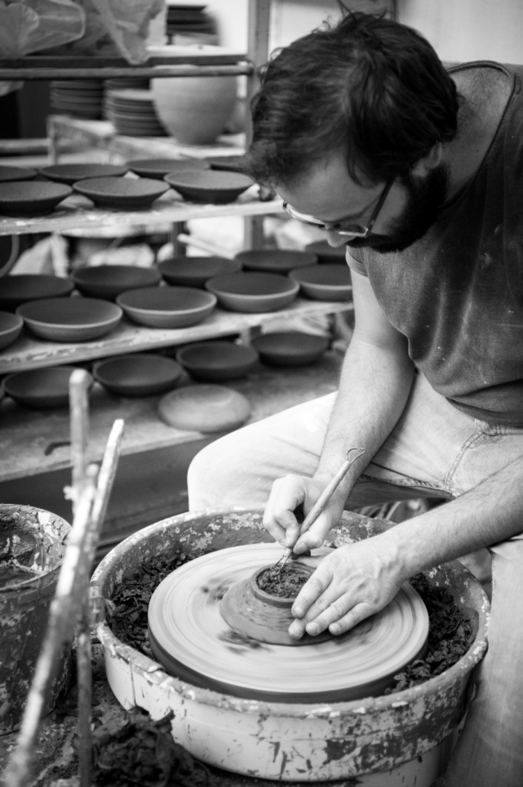 Grès Editions Orbe table lamp - fine jute