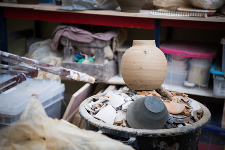 Grès Editions Tafellamp Halo - katoen