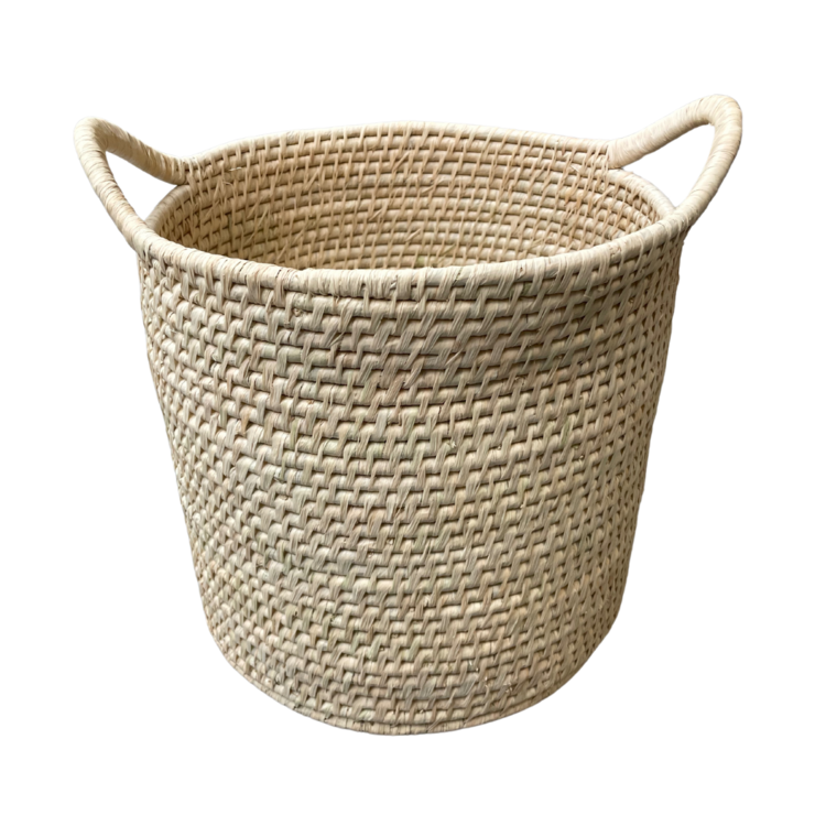 Palmblad papiermand met handvaten - Madagasckr