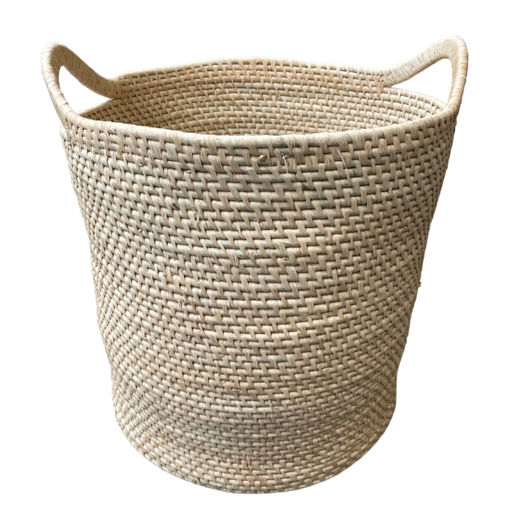 Palmblad papiermand met handvaten - Madagasckr