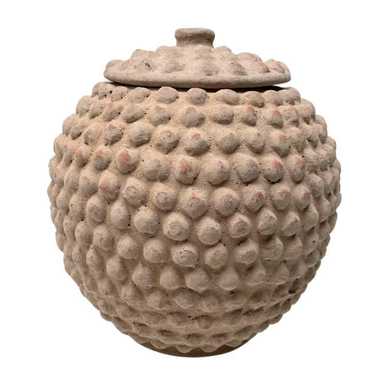 Terracotta vaas Gurunsi  - beige