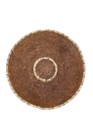 Vintage raffia injera basket Amara/Oromo #18