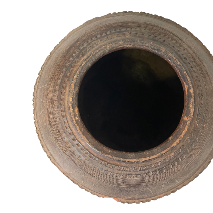 Old Nigerian Nupe storage pot #5