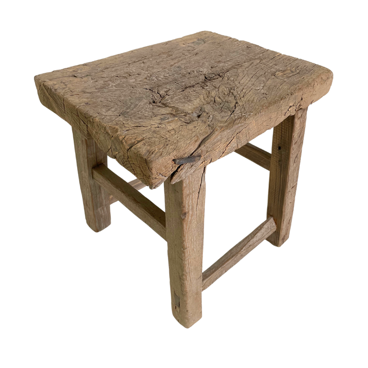 Robuuste rechthoekige bijzettafel olm #40