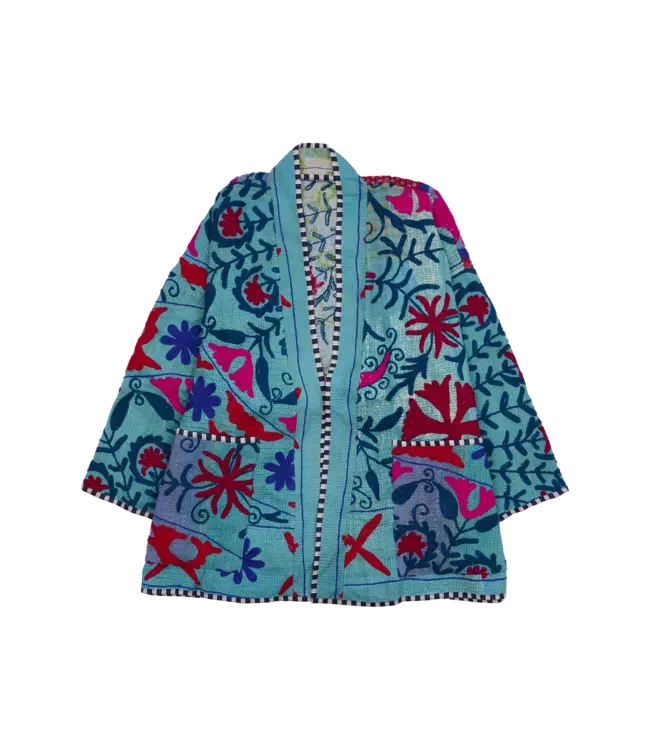 Hedvig kantha suzani jacket - No. 48 - one size