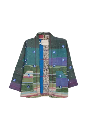 Sissel Edelbo Tyler evil eye kantha jacket - No. 132 - one size